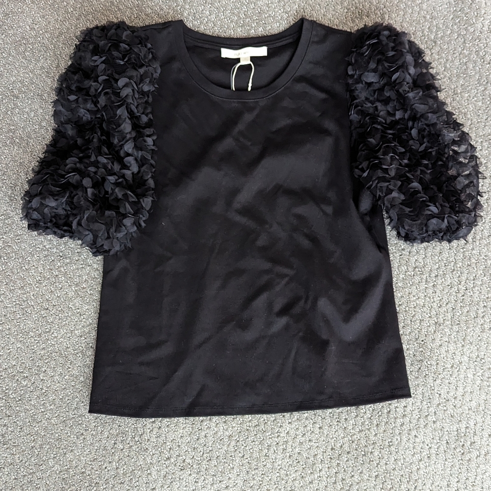 Anthropologie Flat White Blouse